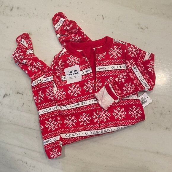 Footed PJs from Match the Family collection, NEW! 3-6 mo - Picture 2 of 2